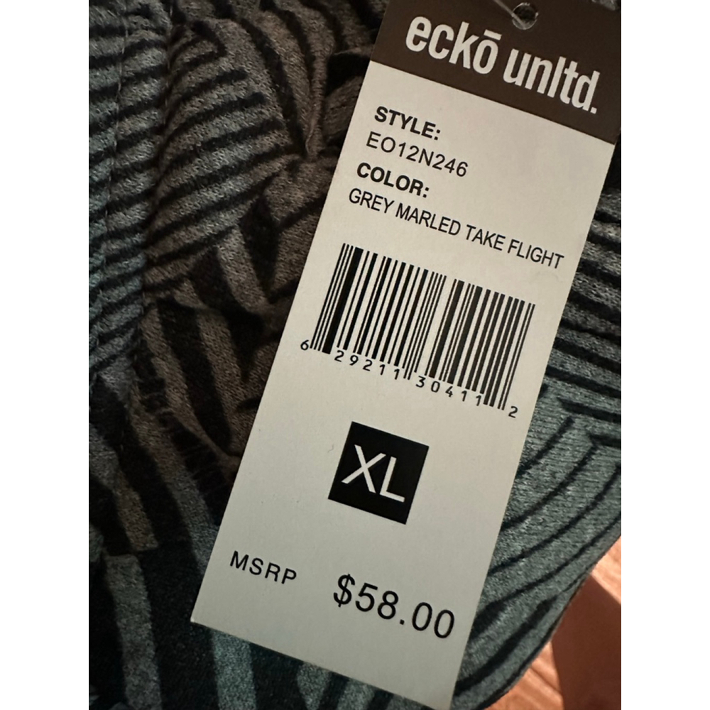 Men's Ecko Unltd. Grey Black Athletic Shorts XL - Picture 5 of 6